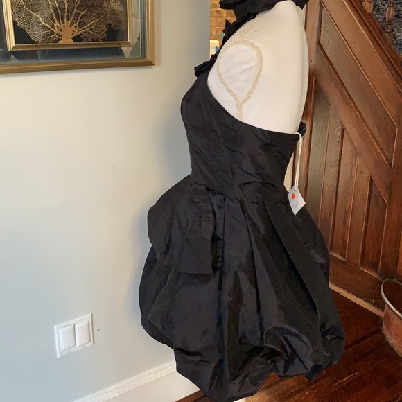 Navy blue mini dress size 6 - Picture 3 of 6